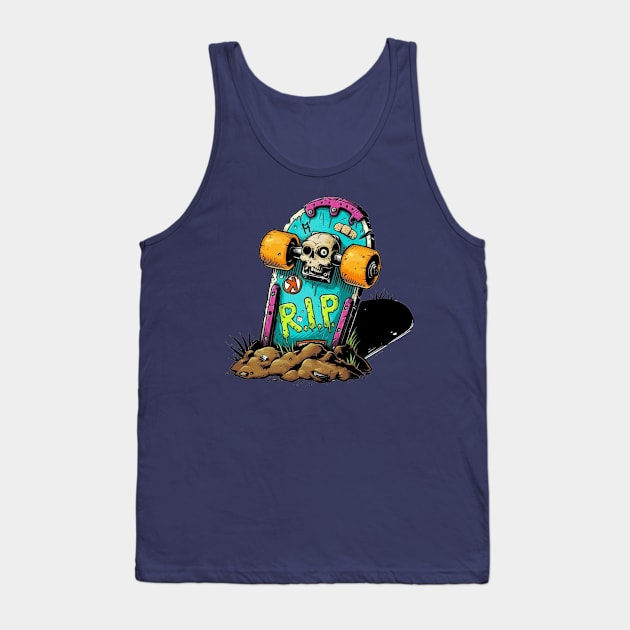 Skateboard Tank Top by Boiys